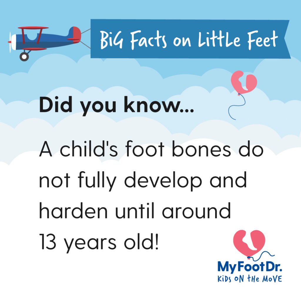 Kids-on the move podiatry foot fact